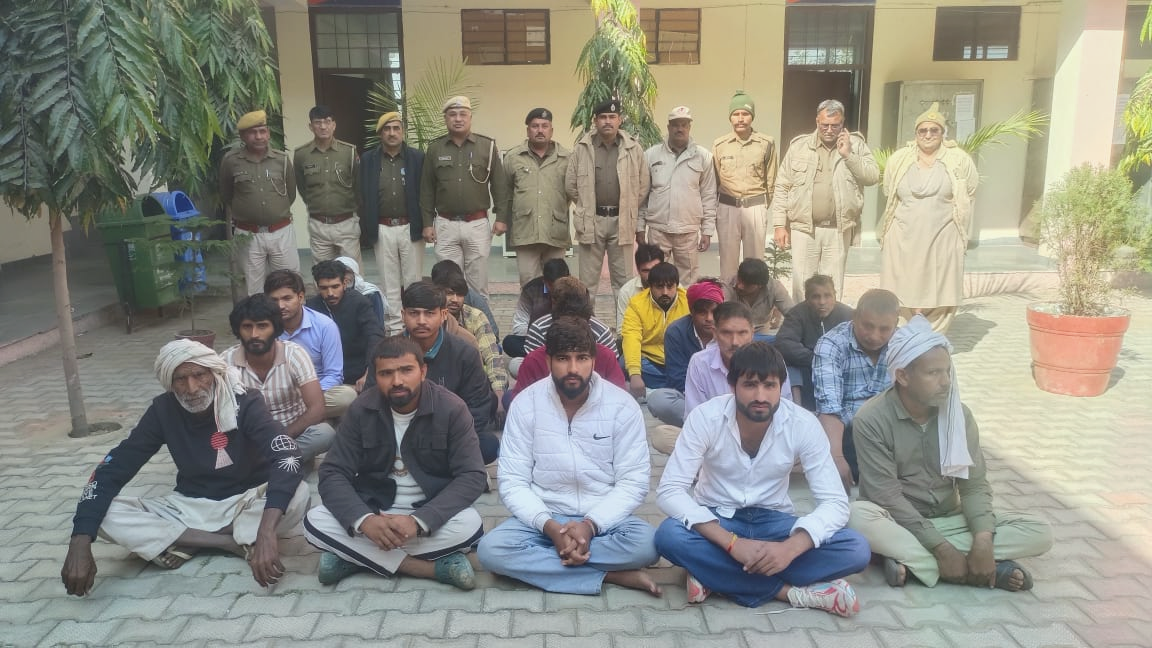 एरिया डोमिनेंस: 48 घंटों में 1024 अपराधी गिरफ्तार