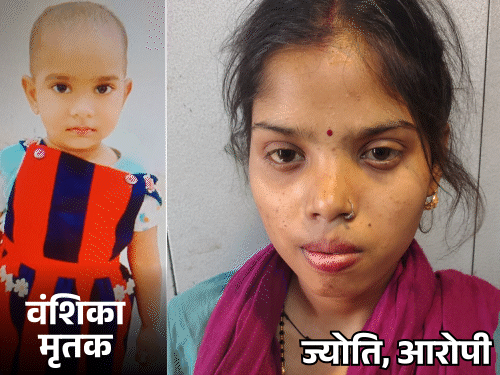 ‘मैंने बेटी के मुंह में कपड़ा ठूसा, नाक दबाई’:गाजियाबाद में मां बोली- मुझे उससे चिढ़ थी, इसलिए उसे मार डाला