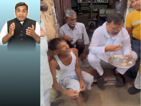 भाई का चालान काटा, नाराज बहन पुलिस वाहन पर बैठी:मंत्री ने चखा ‘गरीबी का स्वाद’; भाजपा ट्रेनिंग कैंप में डांस के बाद अब स्विमिंग