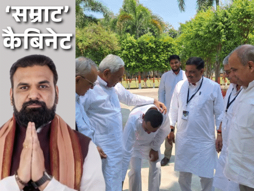 सम्राट कैबिनेट का आज विस्तार, PM पटना पहुंचे:थोड़ी देर में रोड शो; बीजेपी से 15, जेडीयू से 13 विधायक शपथ लेंगे